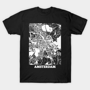 Amsterdam Map T-Shirt